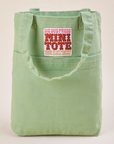 Mini Tote Bag in Sage Green