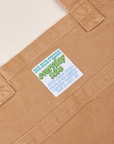 Close up of Everyday Tote Bag in Tan