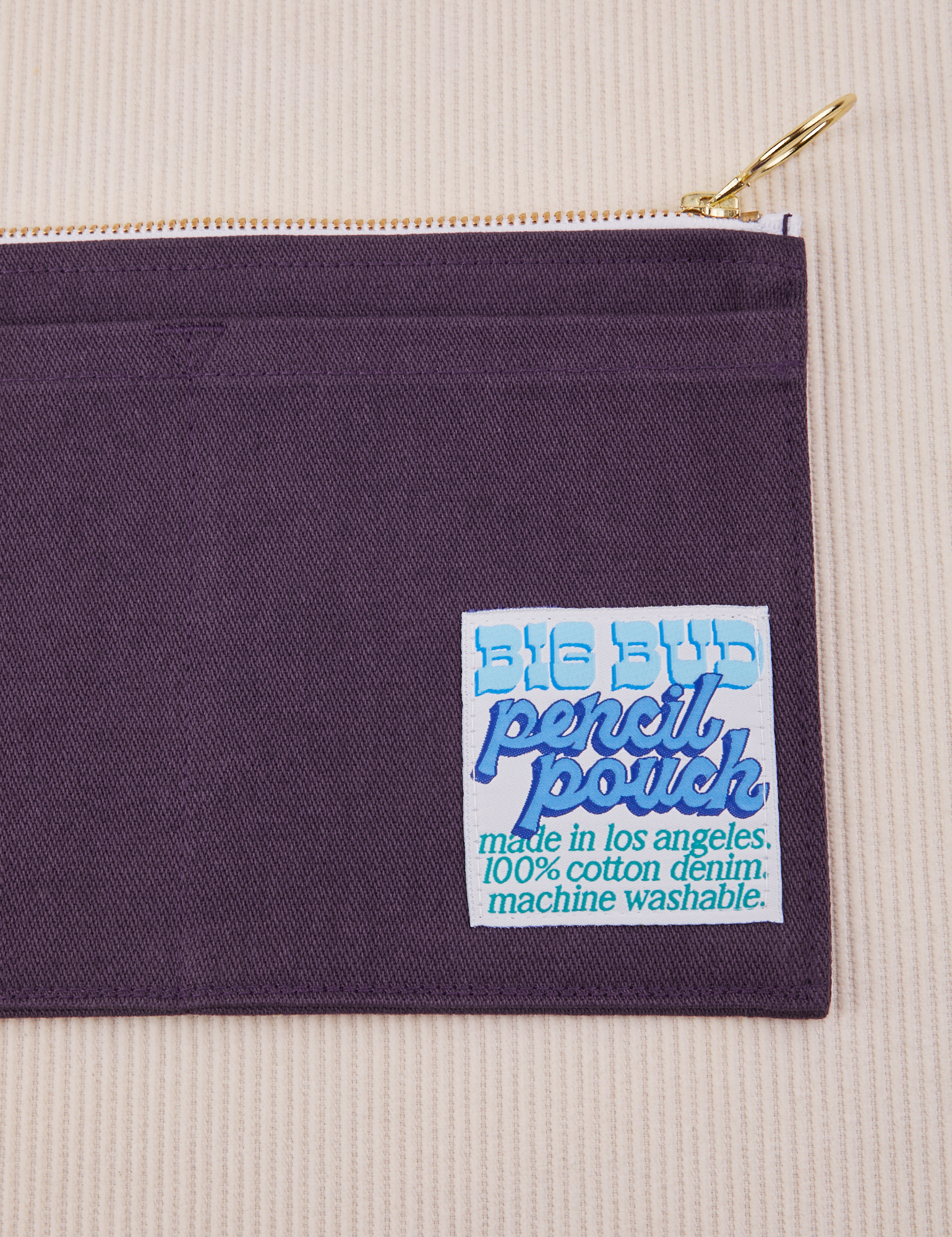 Close up of Pencil Pouch in Nebula Purple
