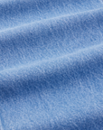 Indigo Denim Original Overalls in Light Wash fabric detail close up