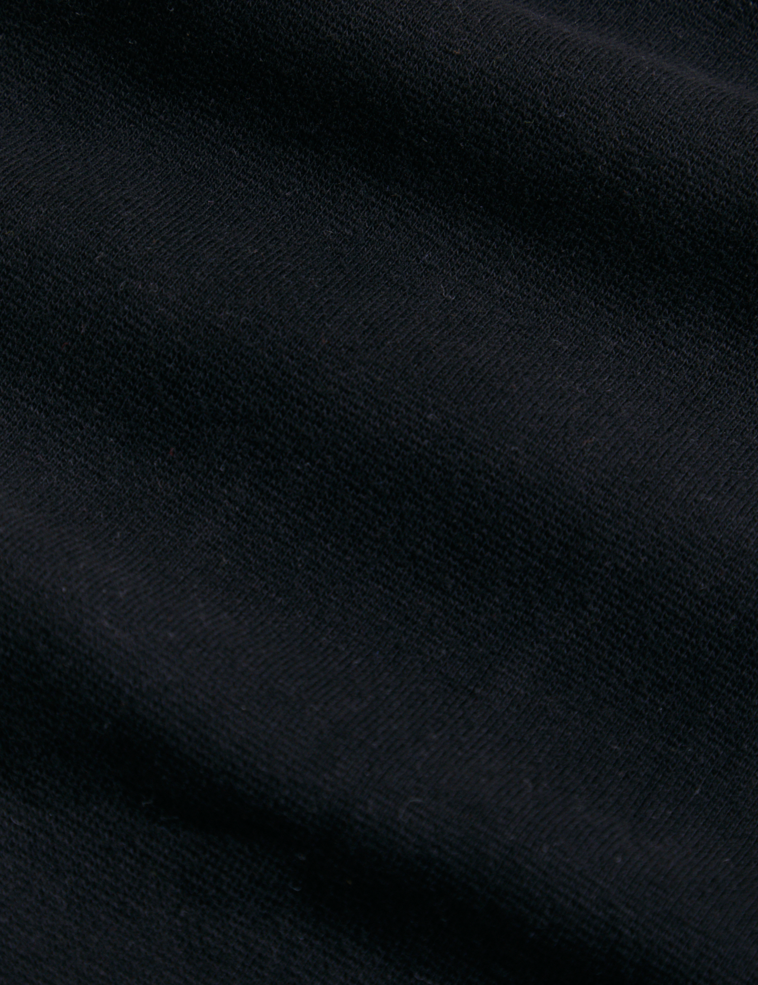 Tank Top in Basic Black fabric detail close up